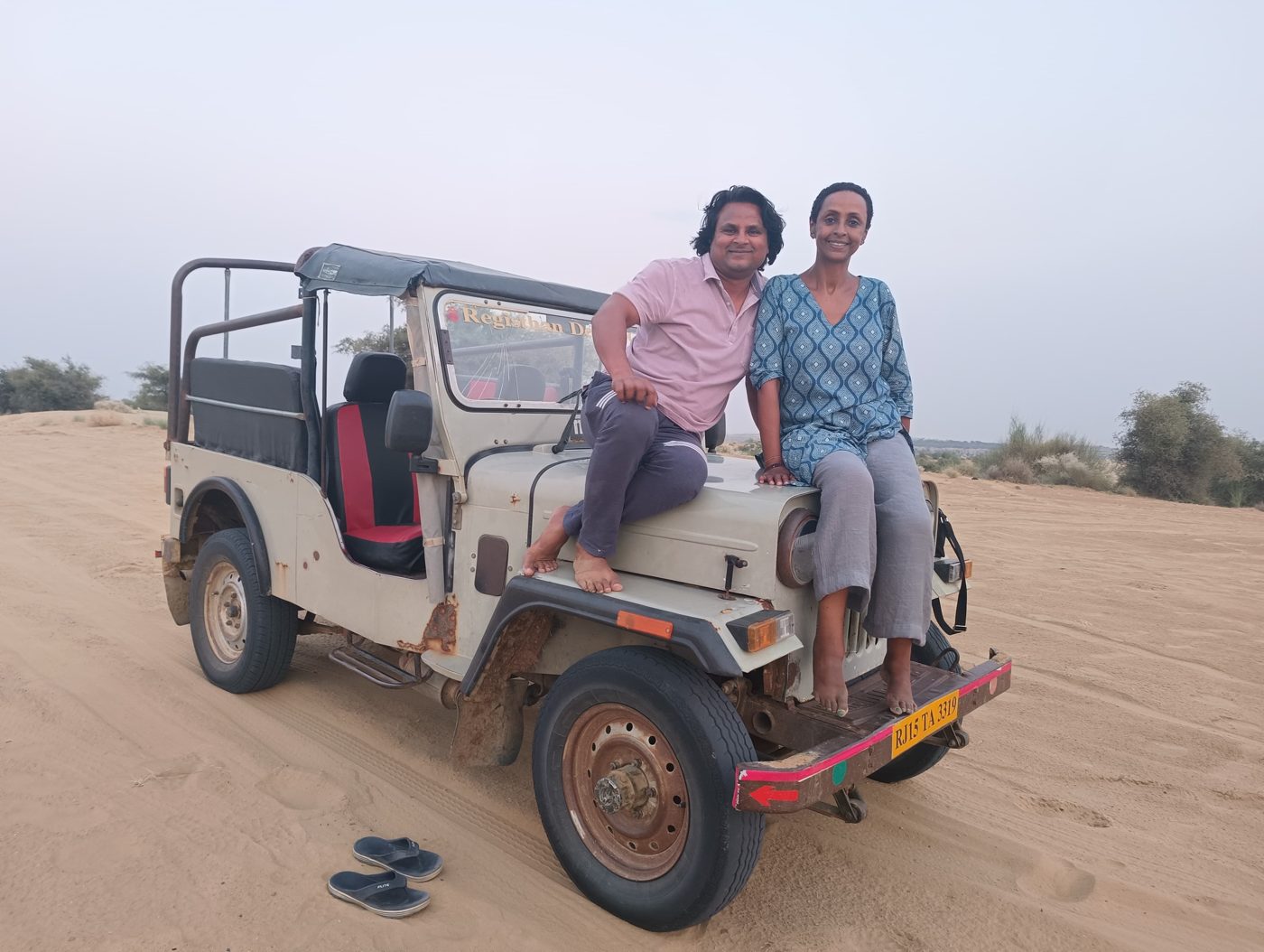 Desert jeep in Rajasthan
